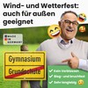 DankeDir! Gymnasium Grundschule - 30 x 20 cm plastic sign