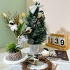 LWINGFLYER 2pcs Artificial Chickadee Birds 4Inch Clip on Bird Ornaments