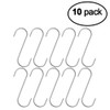 S-Hooks for Hanging Wall Décor and Plants – 10 Pack