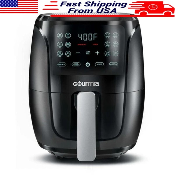 Unbranded 4 Qt Digital Air Fryer Guided Cooking Nonstick Basket