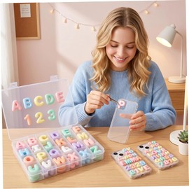 Letras de resina con forma de burbuja 50 letras resina para manualidades mini dijes burbuja colores surtidos Macaron accesorios alfabeto base plana 9-13 mm