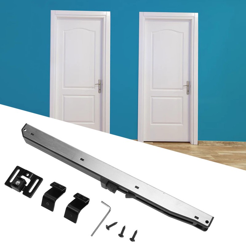 Barn Door Soft Close Mechanism Stainless Steel POM Spring Buffer