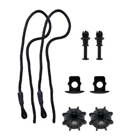 RAMGLYO Car Boot Retaining Strap 2 Pieces + 2 Clips, Non-Slip & Quick to Assemble, Car Boot Universal Straps