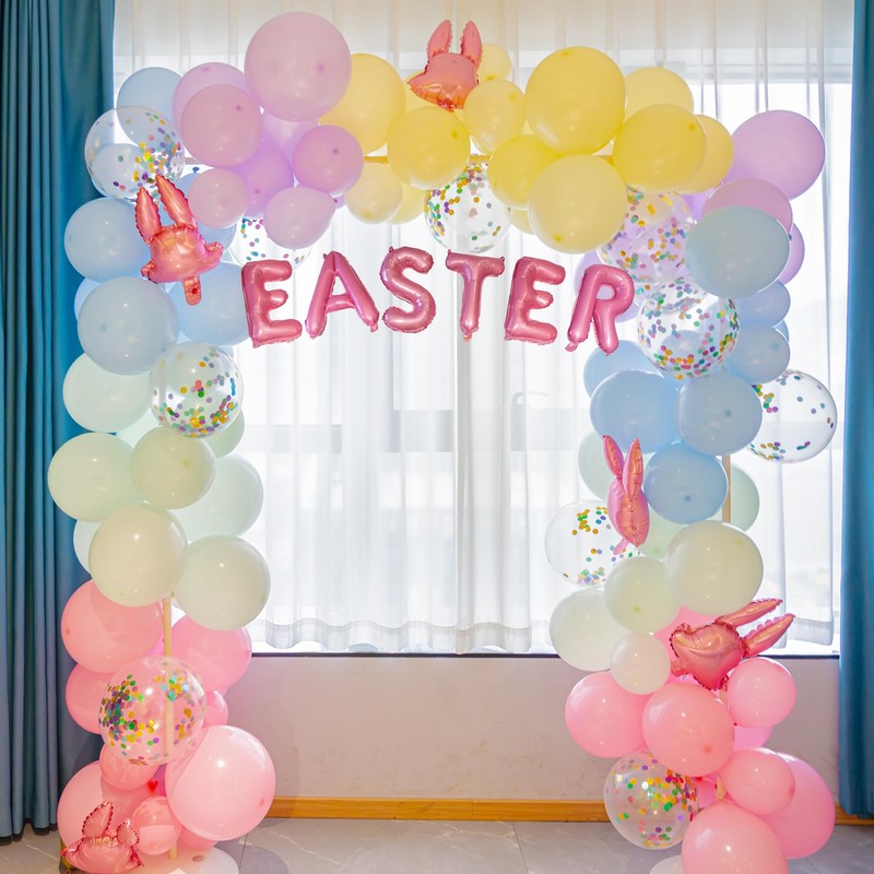 Dazzle Bright Dazzle Bright 151Pcs Easter Balloon Arch Kit, Pastel