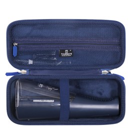 Tourmate Hard Case applicable Flosser,Travel Case for Portable Water Flosser, Cordless Pulse Flosser Storage Case (Only Case) (Dark Blue)