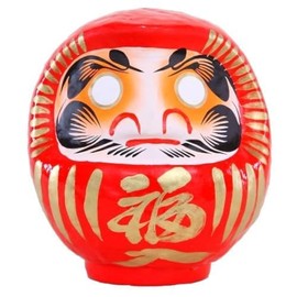 Takasaki Daruma Cute Daruma, Color Daruma, No. 1, Red