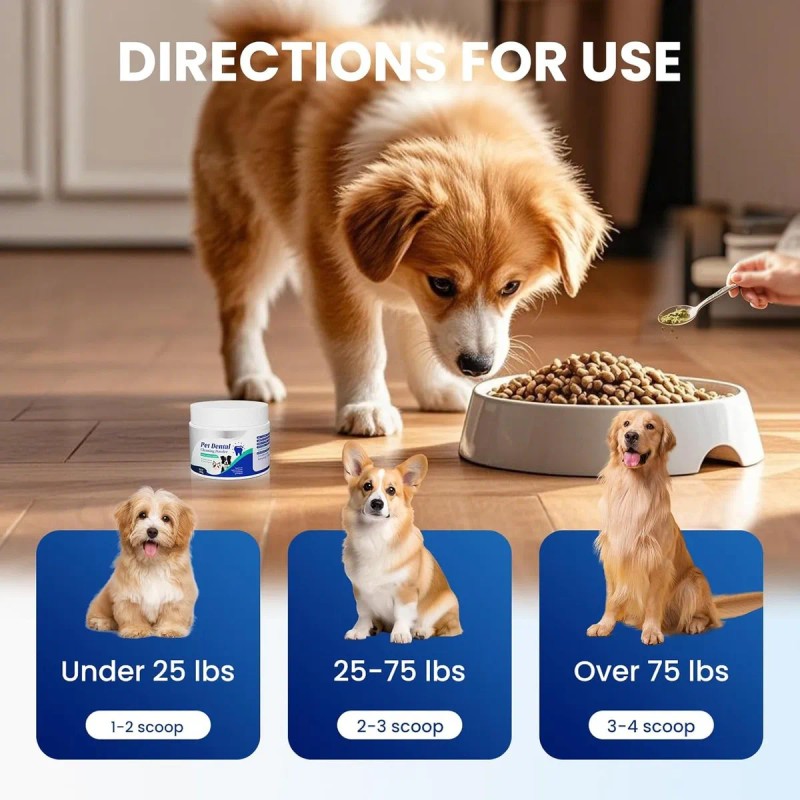 Polvo Limpiador De Dientes Dog Powder Para Perros En Polvo