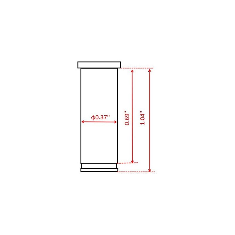 CELOTM Metal Silver Rear Motorcycle Foot Pegs Kit
