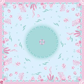 Susy Card Mermaid 40047881 Tablecloth 80 x 80 cm Pack of 1, Multi-Coloured