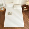Boqingzhu Muslin Cotton Fitted Sheet 180 x 200 cm White