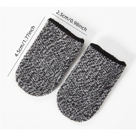 FUVBNQGT 20 Stück Gaming Finger Sleeves, Karbonfaser Gaming Fingerhüllen, Mobile Thumb Sleeve Anti Schweiß Fingerlinge Gaming, Für Jedes Spiel Und Mobilgerät