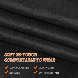 Waitress Apron, Server Apron with 3 Pockets, Waterproof Black Waiter Half Aprons for Restaurant Chef Bar(3 pack)