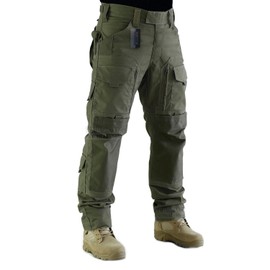ZAPT Tactical Pants Molle Ripstop Combat Trousers Hunting Army Camo Multi-cam Black Pants for Men (Ranger Green, XL)