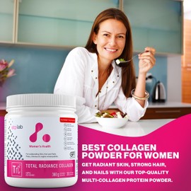 ATP LAB ATP LAB - Total Radiance Collagen 360g (Fruit Delight Flavour) - Collagen Protein Powder for Women - - For Skin, Hair & Nails - Collagen Supplements for Women