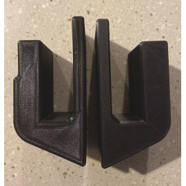 KH Custom 2 PCS Gun Rack Shotgun Hooks Rifle Hangers Archery Bow Wall Mount Storage Large