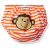 KIKO & MAX Boys' Absorbant Reusable Swim Diaper, Monkey (Orange),