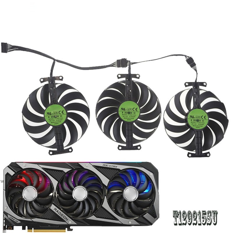 95mm T129215SU CF1010U12S DC12V Graphics Card Fan for ASUS ROG