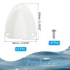 PATIKIL 2-1/2" Nylon Marine Wire Cable Vent Cover, 2 Pcs