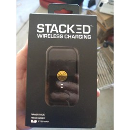 For Apple Stacked Wireless Charging Power Pack, Black NEW