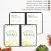 Belle Vous 5 Pack Double Fold A5 Menu Covers -
