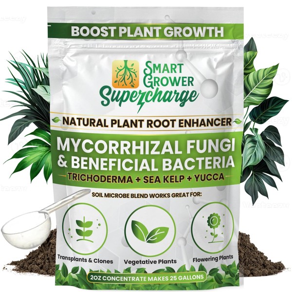 Mycorrhizal Fungi with Beneficial Bacteria, Trichoderma, Sea Kelp, Molasses, Yucca,