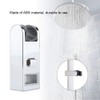 DEWIN Shower Head Slider Holder, Adjustable Height S Chrome-Plated Slider
