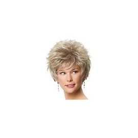Gabor Perk Short Layered Textured Wig by Hairuwear, Average Cap, G10+ Nutmeg Mist
