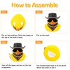 wonuu Rubber Duck Car Ornaments Duck Car Dashboard Decorations for