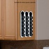 Coffee Capsule Holder Acrylic Holds 6 Capsule Black Wall Hanging