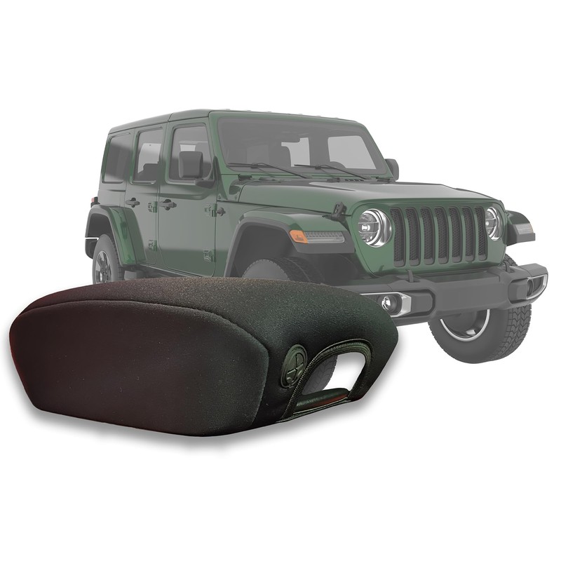 Koverz Neoprene Console Cover Armrest Pad with Keyhole Compatible with
