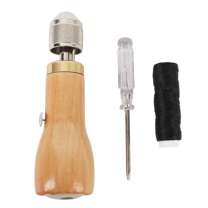 Hand Sewing Awl Kit Easy Threading Quick Sewing Handheld Stitching