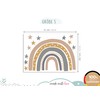 Little Deco DL924-1 Rainbow Boho Wall Sticker Stars Baby Room