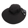 Solar Fan Hat Large Brim Quick Dry Breathable 3 Speeds