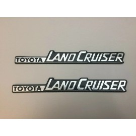 Aftermarket 81-90 Toyota Land Cruiser F60, Fj62, Bj60, Fj70 Front/Rear Side Emblem Pair