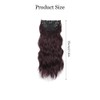 XFSRG 55cm Hair Extensions Clip In Extensions 4 Stück Echthaar