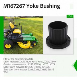 M167267 Bushing Fits Johnn Deeree Z335E Z345R Lawn Mowers Parts