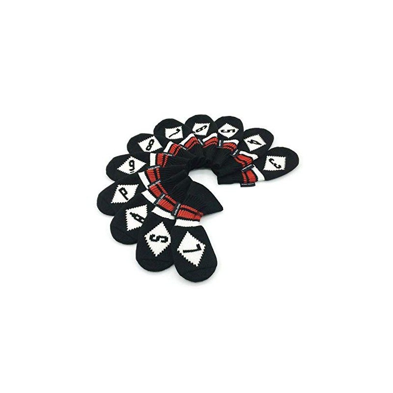 HUGELOONG Golf Iron Headcovers Set-Golf Club Head Covers
