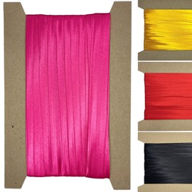 Roban Fashion Satin Bias Binding 20 mm Wide Textile Tape Trim in 26 Colours