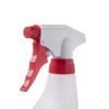Consolidated Plastics Leakproof Spray Bottle with Red Sprayer, HDPE, Natural,