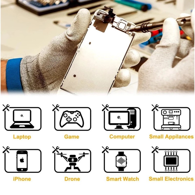 Kingsdun Screwdrivers Tool Kit For Clock Smart Watch GPS Diving