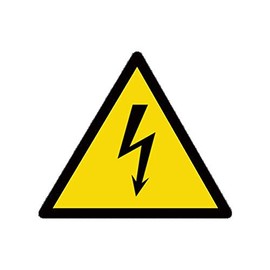 MAGNET Danger High Voltage Safety Outdoor Magnetic Vinyl Car Fridge Sticks to any Metal Surface 5"