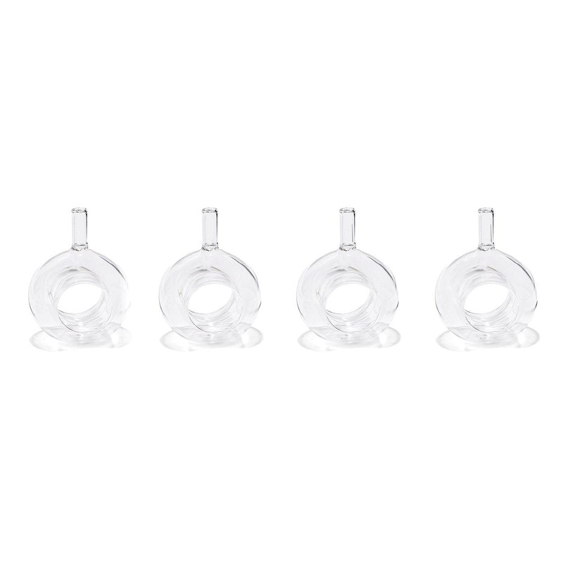 Two's Company Sitting Pretty Set of 4 Vase Napkin Ring