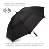 SHEDRAIN Windjammer Vented Manual Golf Stick Black Umbrella, 1 EA