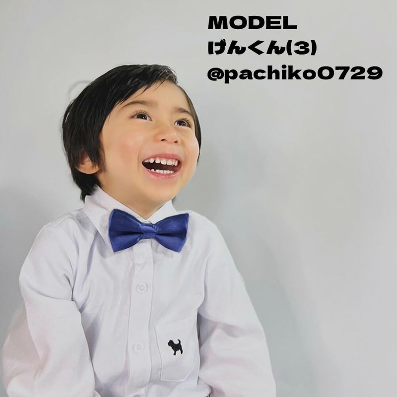 CLARAH ba171226288 Kids' Bowtie, Boy, Plain, Formal, Kids, Easy Hook,