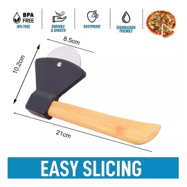SARO STORE Cortador Para Pizza En Forma De Hacha