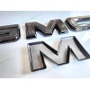 Auto GMC OVERLAY Rear Only Gloss Black GMC Emblem 2020+