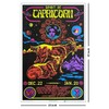 Capricorn Zodiac Sign - Flocked - Blacklight Poster - 23"