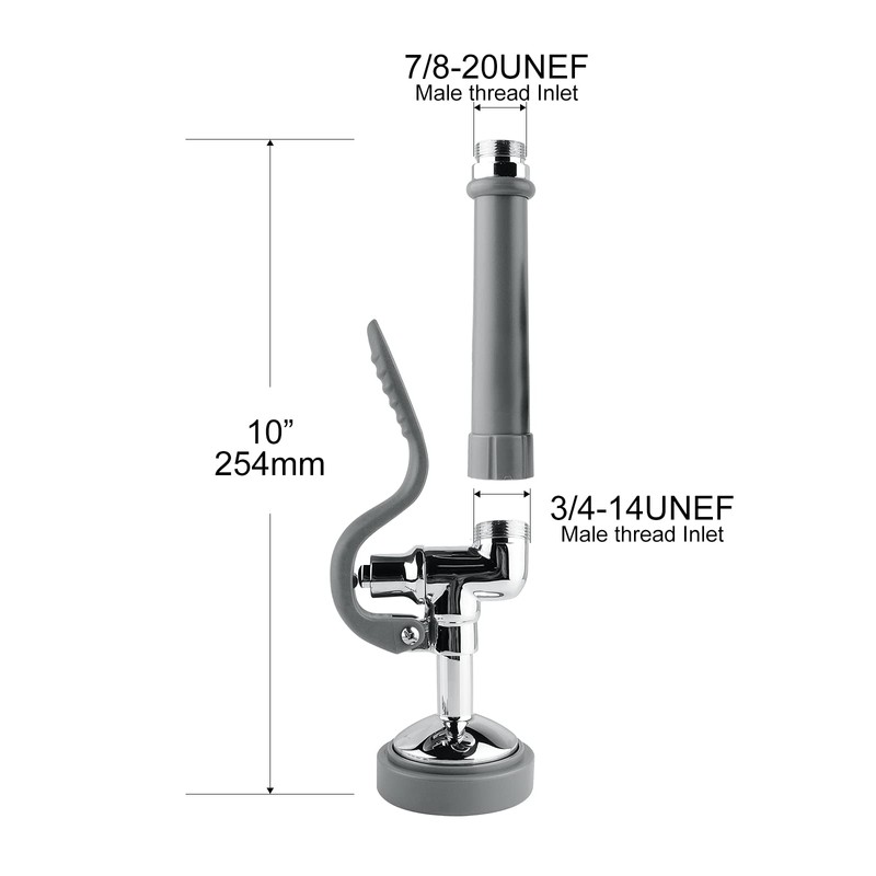 MSTJRY Commercial Sink Sprayer Pre Rinse Spray Valve with Handle