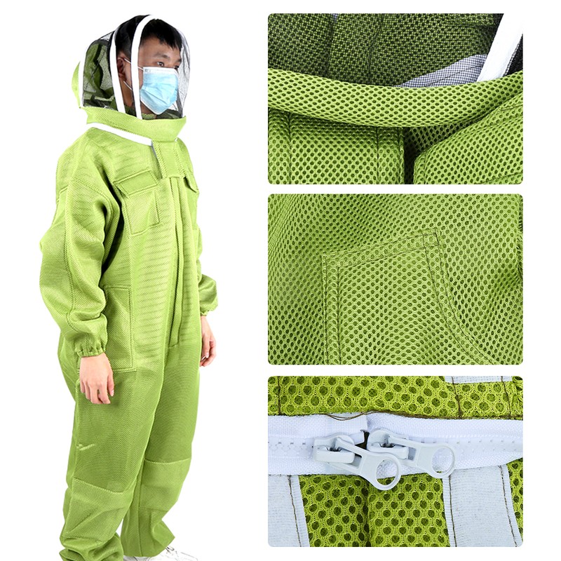 Breathable Thicken One‑Piece Beekeeping Protective Suit Beekeepers Bee Suits Accessory