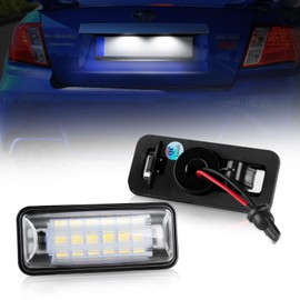POPMOTORZ Subaru / Toyota LED License Lamp License Plate Light Subaru BRZ ZC6 Impreza GJ/GP XV Forester SJ Legacy B4 BM Revogue VM4/VMG Toyota FT86 GT86 License Plate Light 6500K Unit Super White